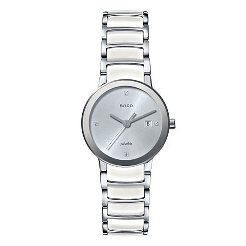 Rado Watches : R30928722 Quartz Diamonds Dial Ceramic and Stainless Steel Women Watch