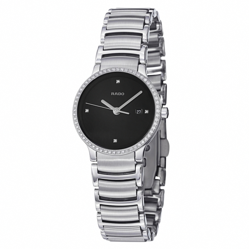 Rado Watches : R30933713 Quartz Diamonds Bezel Stainless Steel Women Watch