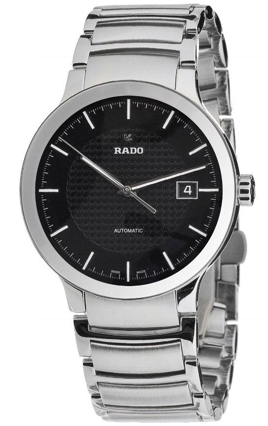 Rado Watches : R30939163 Automatic Black Dial Stainless Steel Men Watch