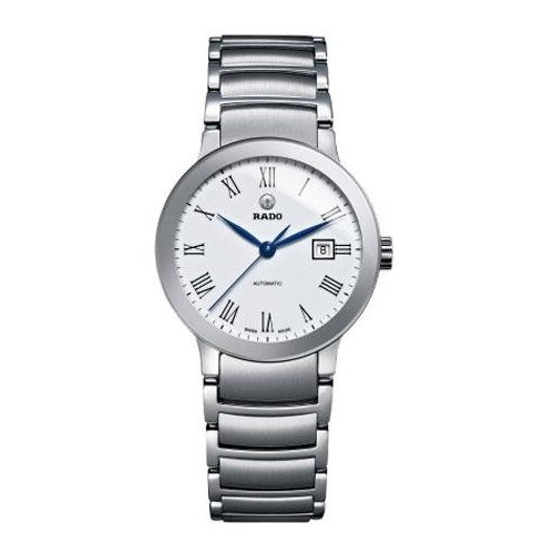 Rado Watches : R30940013 Automatic Roman Date White Dial Stainless Steel Women Watch