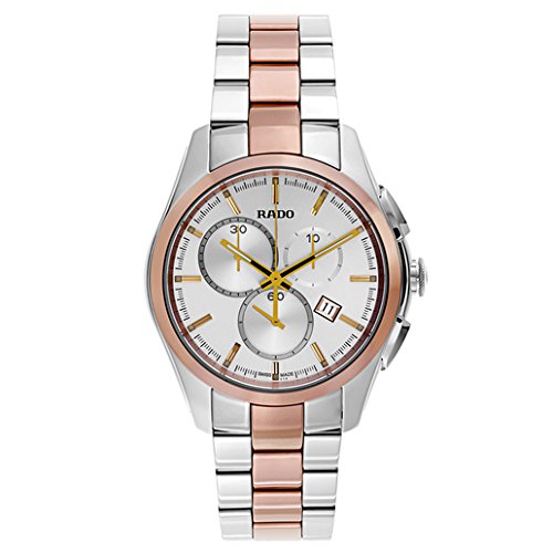 Rado Watches : R32039102 Silver Dial Stainless Steel Band Men Watch