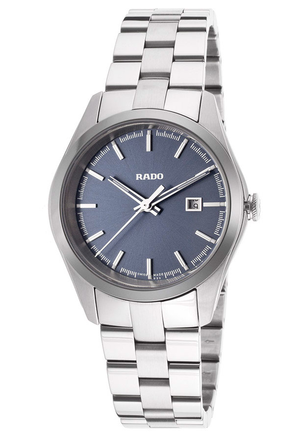 Rado Watches : R32110203 Quartz Blue Dial Date Stainless Steel Women Watch