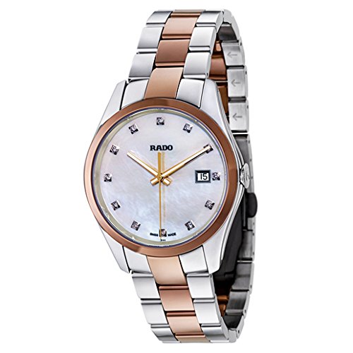 Rado Watches : R32184902 White Mother-of-pearl Dial Stainless Steel Band Men Watch