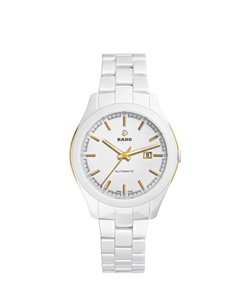 Rado Watches : R32257012 Automatic Analog Date White Dial Ceramic Women Watch