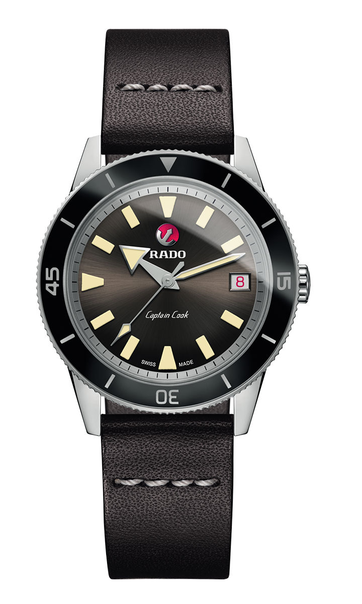 Rado Watches : R32500305 Limited to 1962 Pieces Captain Cook Date Leather Men Watch