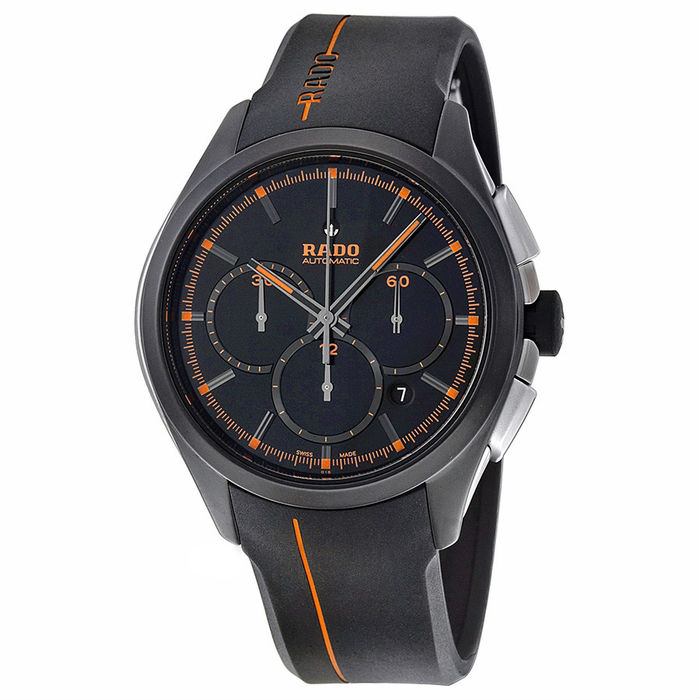 Rado Watches : R32525169 Automatic Chronograph Date Black Rubber Men Watch