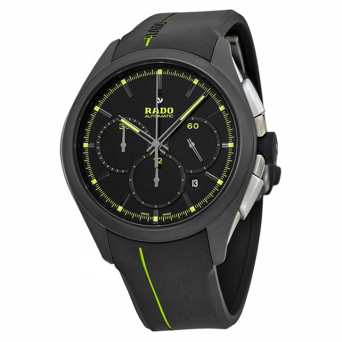 Rado Watches : R32525179 Automatic Chronograph Date Black Rubber Men Watch