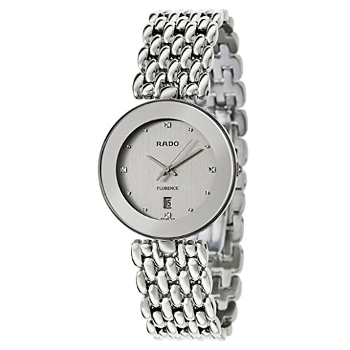 Rado Watches : R48742103 Quartz Analog Date Stainless Steel Men Watch