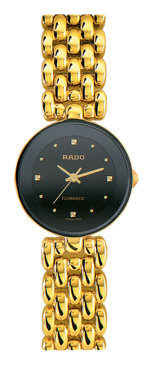 Rado Watches : R48745153 Quartz Analog Gold Tone Stainless Steel Men Watch
