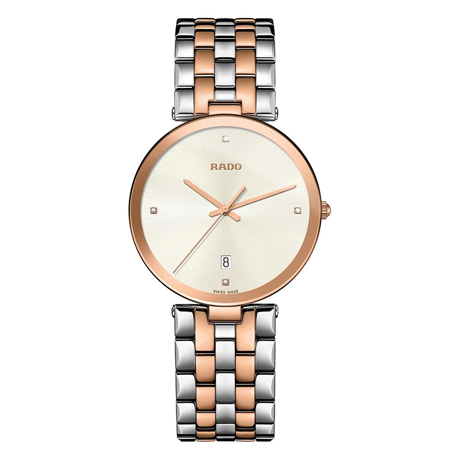 Rado Watches : R48869733 White Dial Calendar Women Watch