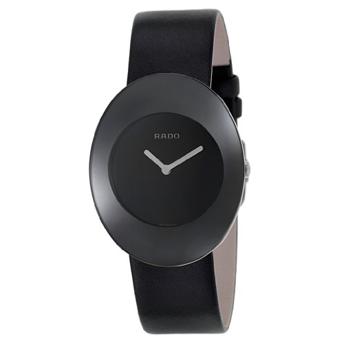 Rado Watches : R53739155 Quartz Analog Black Leather Men Watch