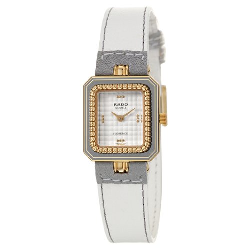 Rado Watches : R84459015 Quartz White Dial White Leather Women Watch