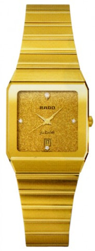 Rado Watches : R90158738 Quartz Gold Gold Dial Gold Band Men Watch