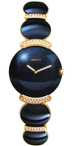Rado Watches : R91172208 Quartz Blue Tone Ceramic/gold/diamonds Blue Dial Blue Tone Ceramic/gold/diamonds Band Women Watch