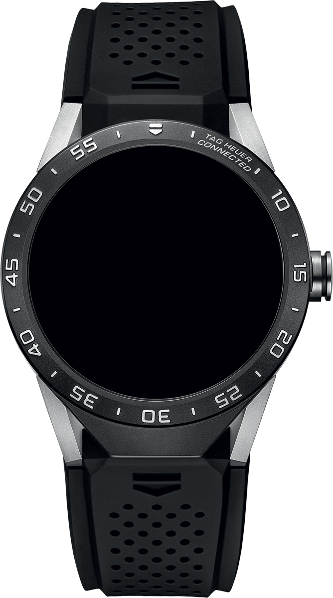 TAG Heuer Watches : SAR8A80.FT6045 Titanium Case Black Rubber Men Watch