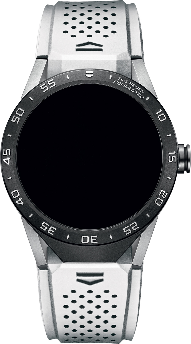 TAG Heuer Watches : SAR8A80.FT6056 Titanium Case White Rubber Men Watch
