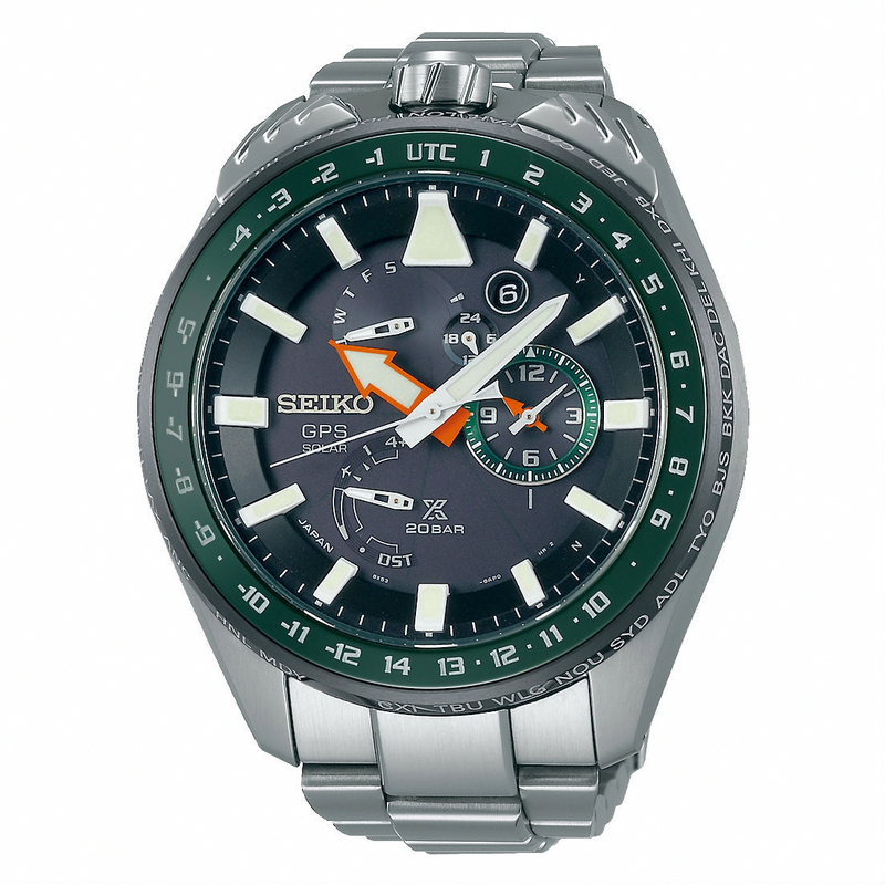 Seiko Watches : SBED007 Prospex Landmaster GPS Solar Titanium Men Watch