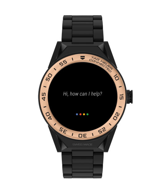 TAG Heuer Watches : SBF8A5000.80BH0933 Connected Modular 45 Smartwatch Black Ceramic Men Watch