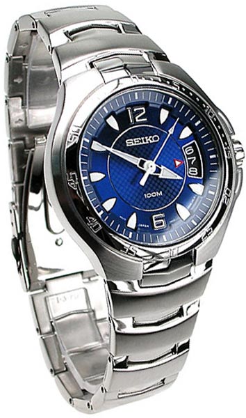 Seiko Watches : SGEC17P1 100M Blue Dial Men Watch