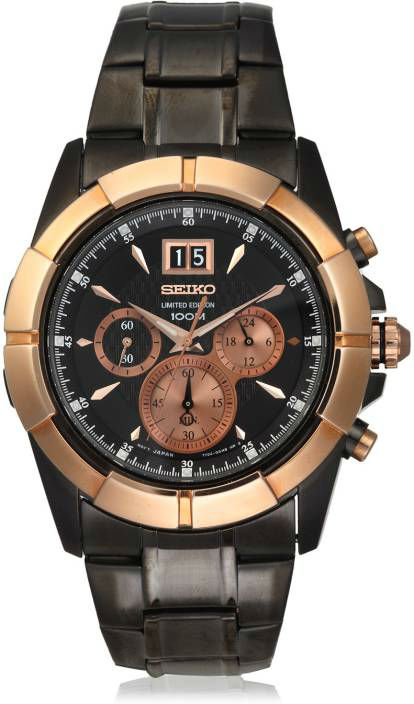 Seiko Watches : SPC112P1 Limited Edition Chronograph Date Stainless Steel Mesh Men Watch