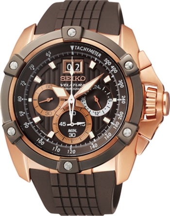 Seiko Watches : SPC122P1 Brown Dial Sapphire Crystal Men Watch