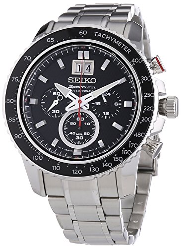 Seiko Watches : SPC137P1 Quartz Chronograph Date Stainless Steel Men Watch
