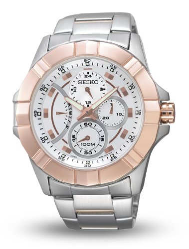 Seiko Watches : SRL068P1 Quartz Chronograph Stainless Steel Men Watch