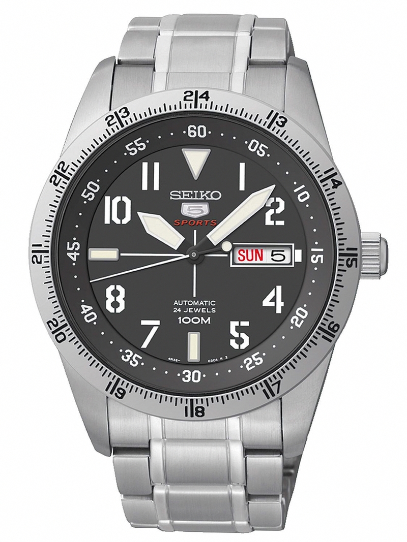 Seiko Watches : SRP513K1 Automatic Day Date Stainless Steel Men Watch