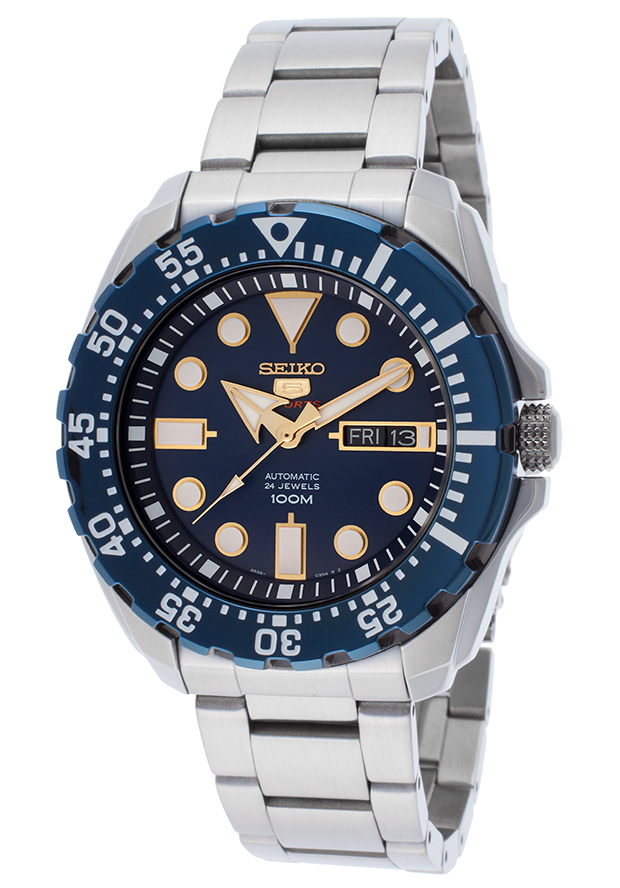 Seiko Watches : SRP605K1 Automatic 24 Jewels Day Date Stainless Steel Men Watch