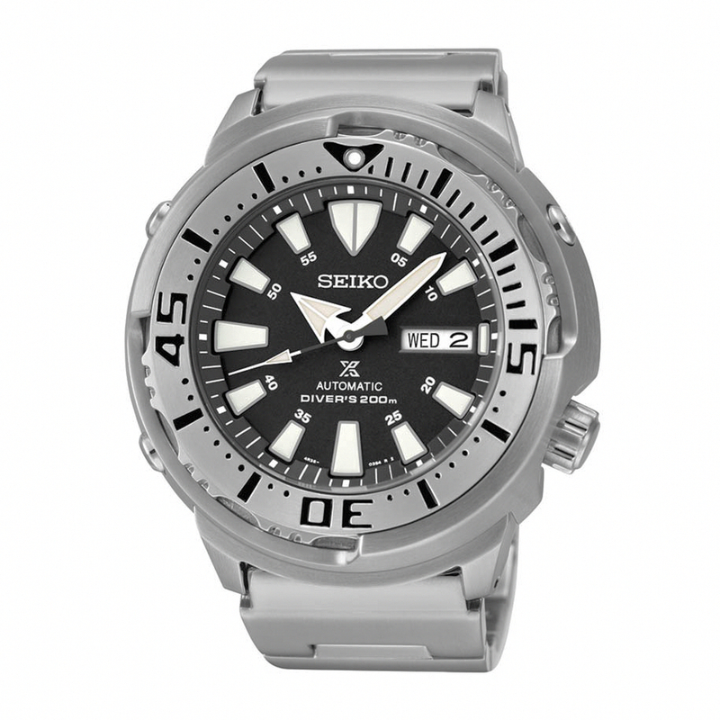 Seiko Watches : SRP637K1 Automatic Diver Day Date Stainless Steel Men Watch