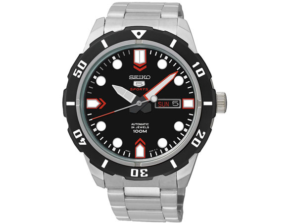 Seiko Watches : SRP673J1 Automatic 24 Jewels Day Date Stainless Steel Men Watch
