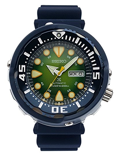 Seiko Watches : SRPA99K1 Prospex Tuna Limited Edition Diver Day Date Blue Rubber Men Watch
