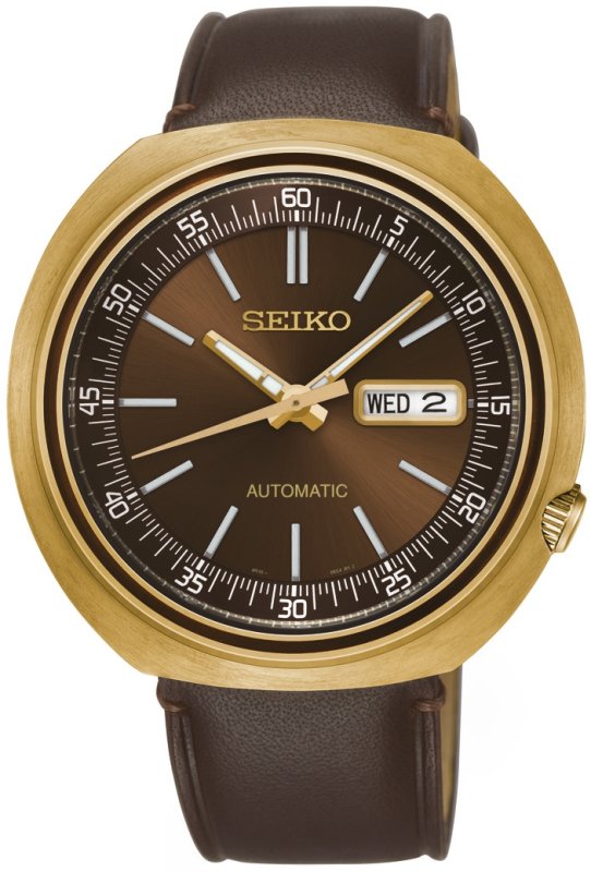 Seiko Watches : SRPC16K1 Limited Edition of 1969 Pieces Recraft Automatic Day Date Leather Men Watch
