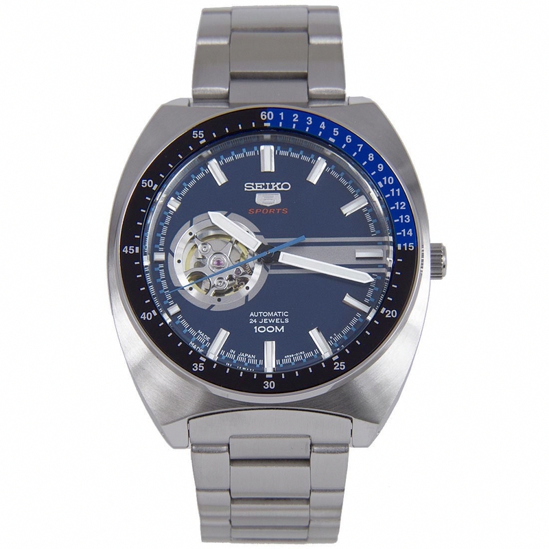 Seiko Watches : SSA327J1 Automatic 24 Jewels Open Heart Dial Stainless Steel Men Watch