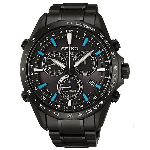 Seiko Watches : SSE013J1 Solar GPS Chronograph Date Stainless Steel Men Watch