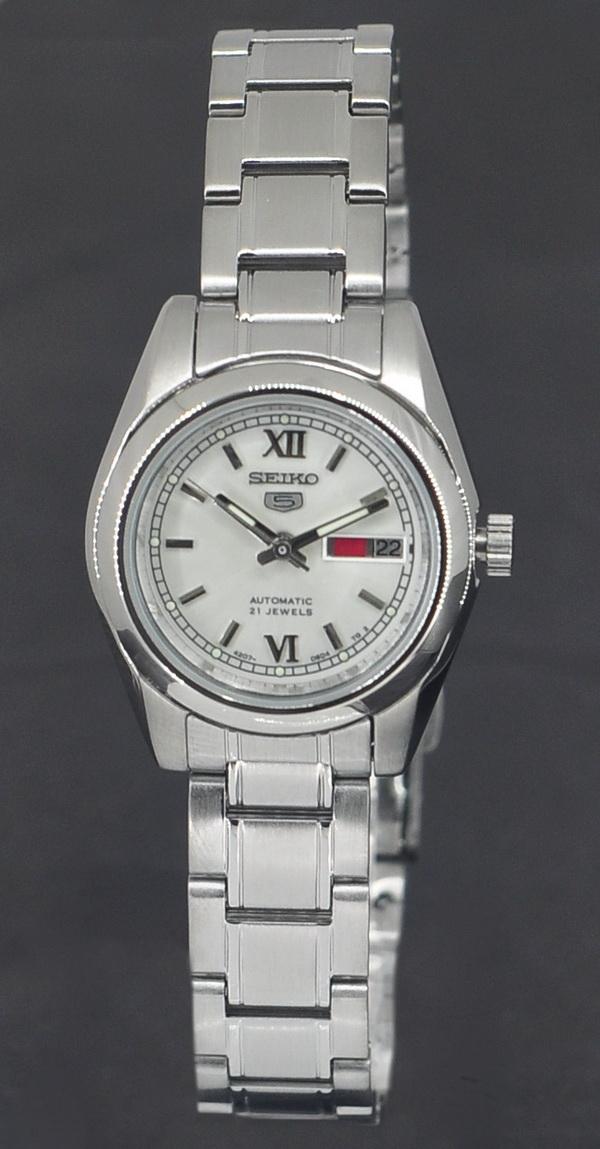 Seiko Watches : SYMK23K1 Automatic 21 Jewels Analog Day Date Stainless Steel Women Watch