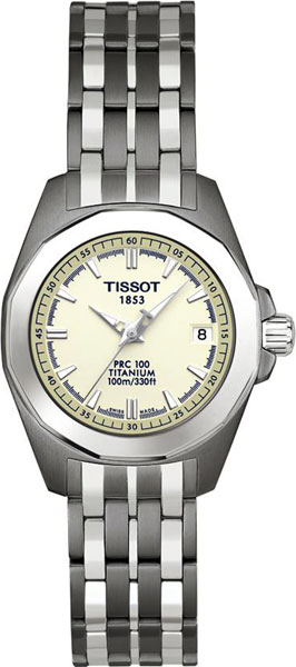 Tissot Watches : T008.010.44.261.00 Quartz Movement Titanium Women Watch
