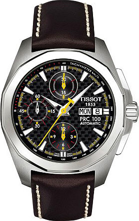 Tissot Watches : T008.414.16.201.00 Automatic Leather Strap Men Watch
