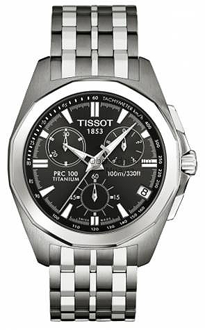 Tissot Watches : T008.417.44.061.00 T-Sport PRC100 Titanium Chronograph Quartz Men Watch