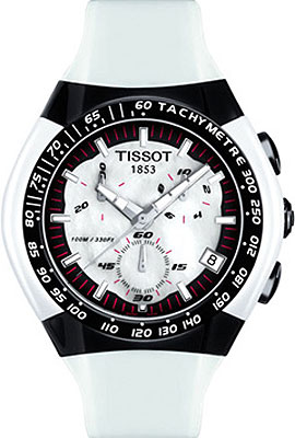 Tissot Watches : T010.417.17.111.01 Quartz Chronograph Movement Stainless Steel Men Watch