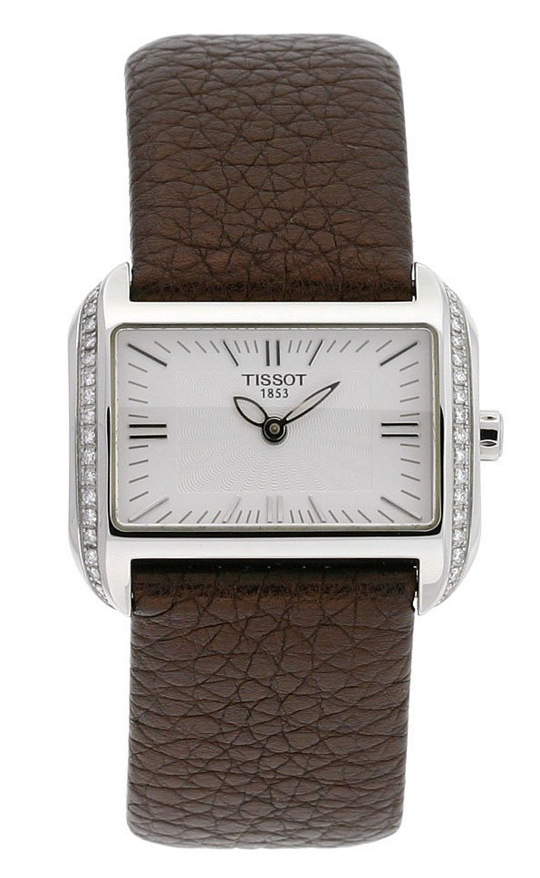 Tissot Watches : T023.309.16.031.01 Quartz Diamonds Stainless Steel T-Wave Women Watch
