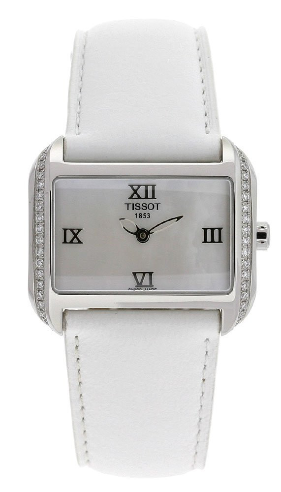 Tissot Watches : T023.309.16.113.01 Quartz Mother Of Pearl T-Wave Women Watch