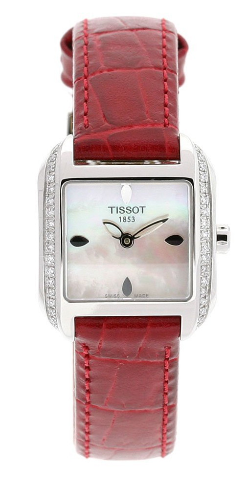 Tissot Watches : T02.1.365.71 Quartz Mother Of Pearl T-Wave Women Watch