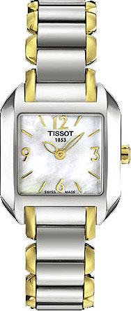 Tissot Watches : T02.2.285.82 Quartz Movement Two Tone Stainless Steel Women Watch