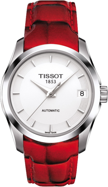 Tissot Watches : T035.207.16.011.01 Leather Automatic Women Watch