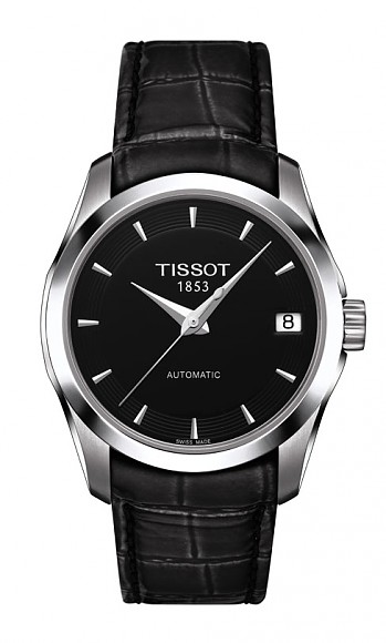 Tissot Watches : T035.207.16.051.00 Leather Automatic Women Watch