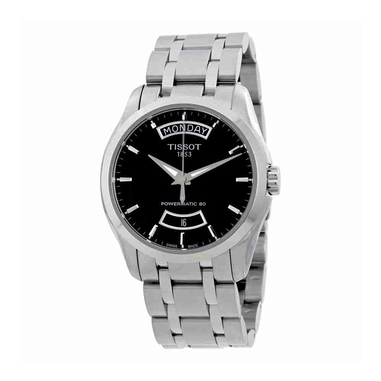 Tissot Watches : T035.407.11.051.01 Black Dial Fixed Band Men Watch