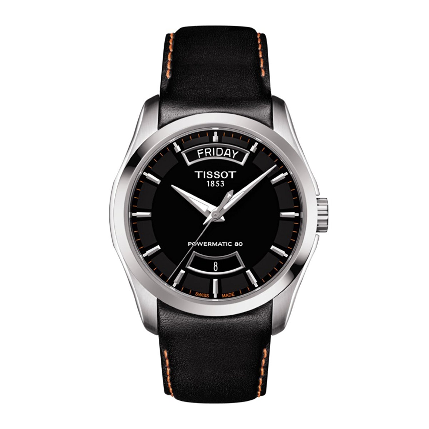 Tissot Watches : T035.407.16.051.03 Black Dial Fixed Band Men Watch