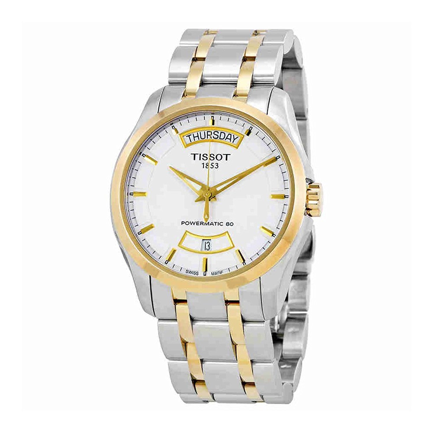 Tissot Watches : T035.407.22.011.01 White Dial Fixed Band Men Watch