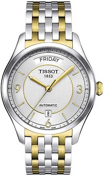Tissot Watches : T038.430.22.037.00 Automatic Mechanical Day-date Men Watch